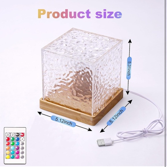 LED Cube Light with Remote - Picture 3 of 6